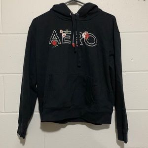 L Aeropostale crop hoodie